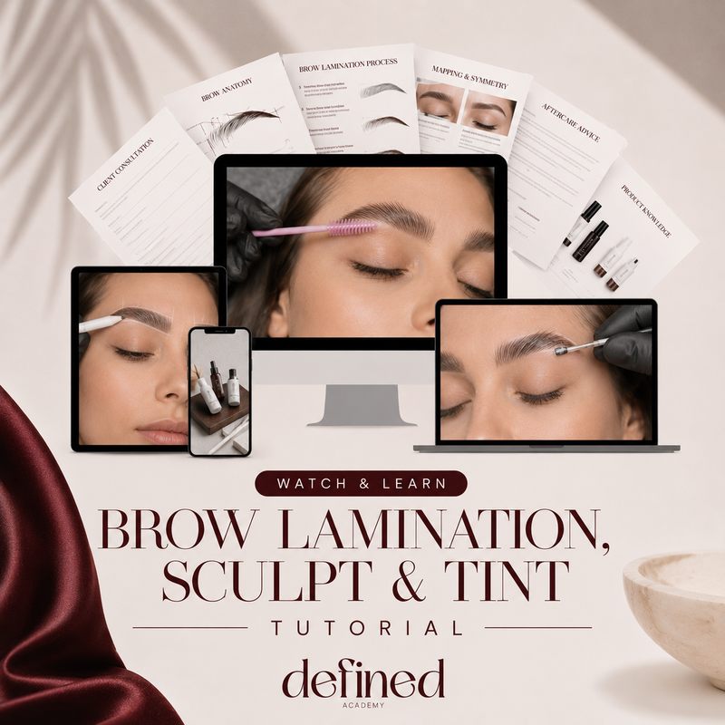 Brow Lamination, Sculpt & Tint